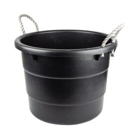 80L Rope Bucket - Black