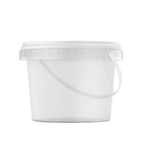 Clear Tamper Bucket With Lid